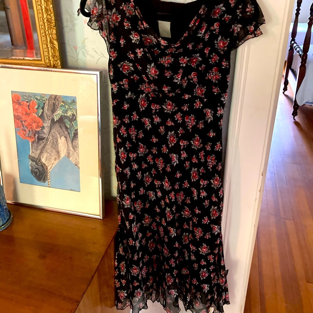 Black Floral Dress